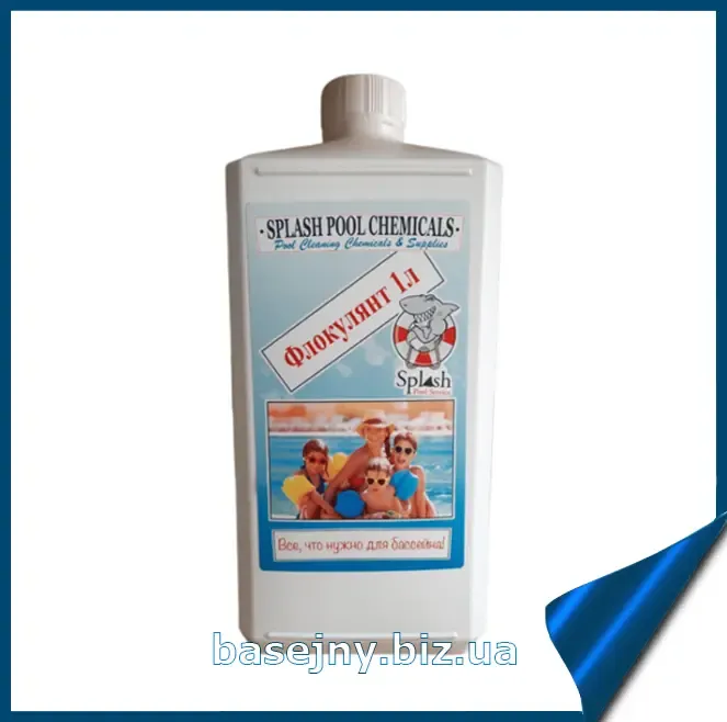 Рідкий флокулянт для освітлення води в басейні 1 л